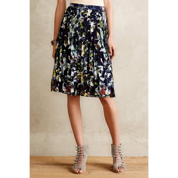 Anthropologie Dresses & Skirts - Anthropologie Maeve Petunia pleated skirt